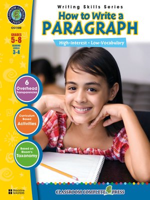 cover image of How to Write a Paragraph